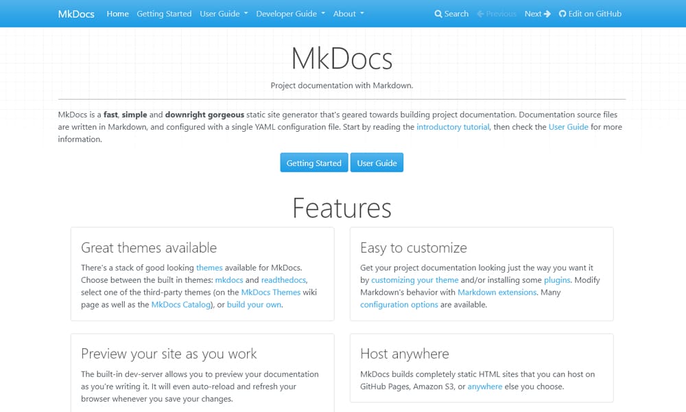 MkDocs