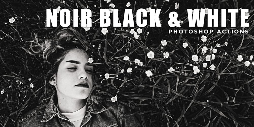 Noir Black and White Photoshop Actions