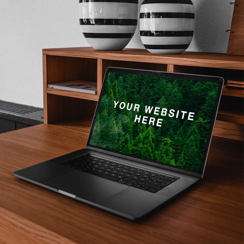 Realistic MacBook Pro Mockup