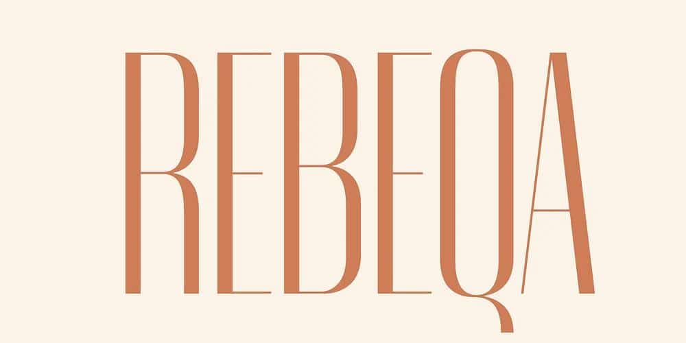 Rebeqa Typeface
