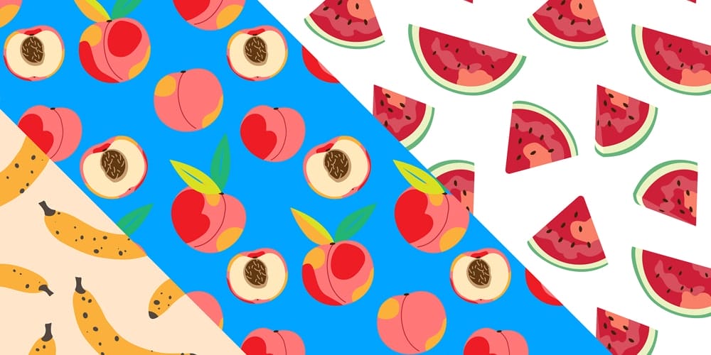 Seamless Fruit Patterns
