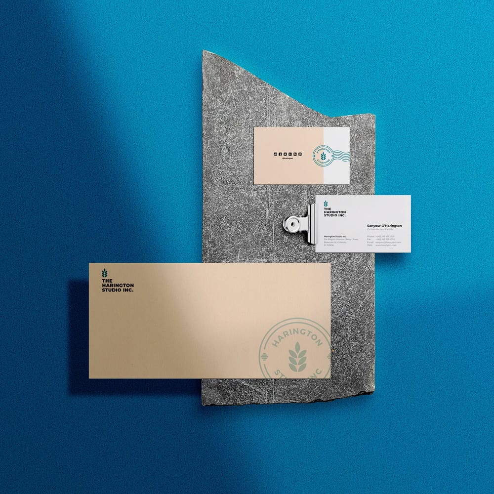 Stationery Branding PSD Mockup