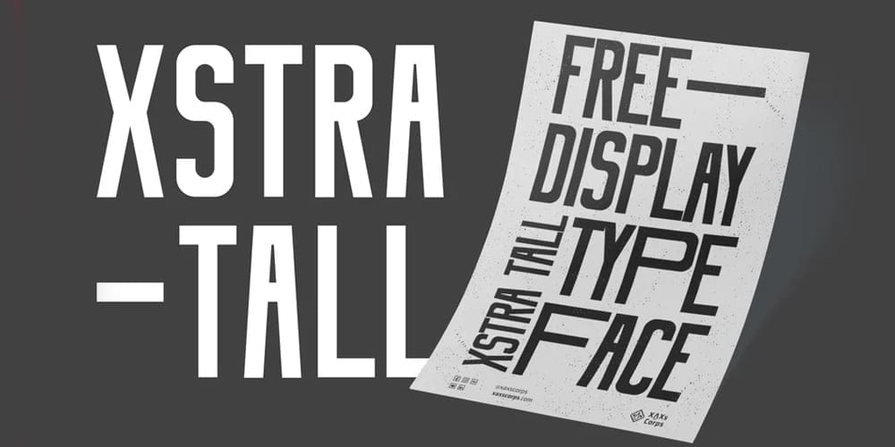 Xstra Tall Typeface