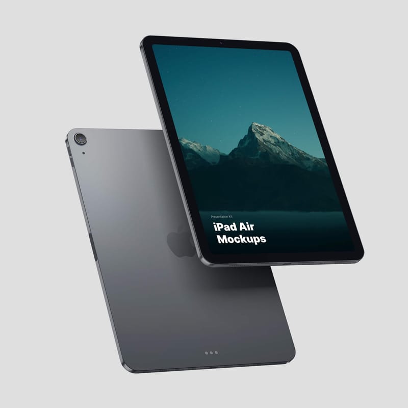 iPad Air Mockups