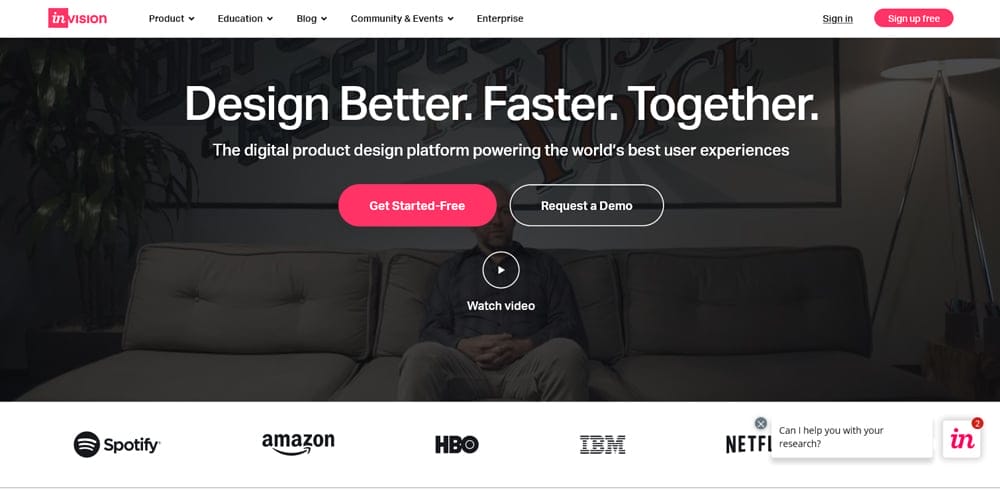 Version control Softwares for Designers 7 Invisionapp