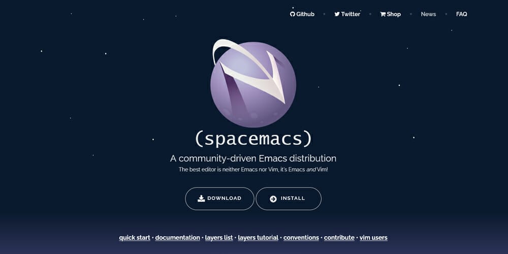 What are the best IDEs for Programmers? 22 Spacemacs