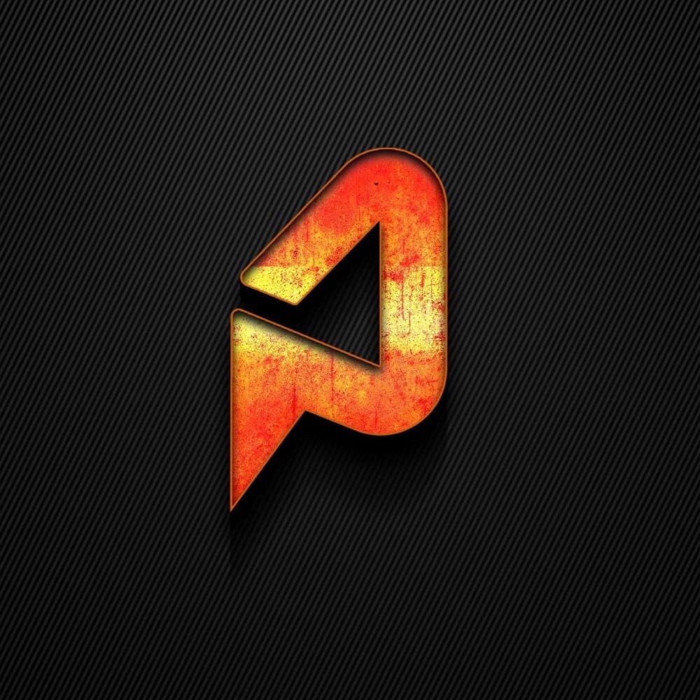3D Fire Realistic Logo Mockup