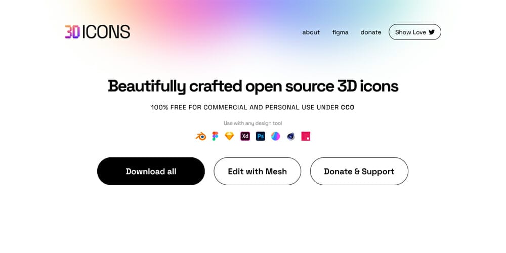 Free Open Source Icons for Designers and Developers 2023 56 3dicons