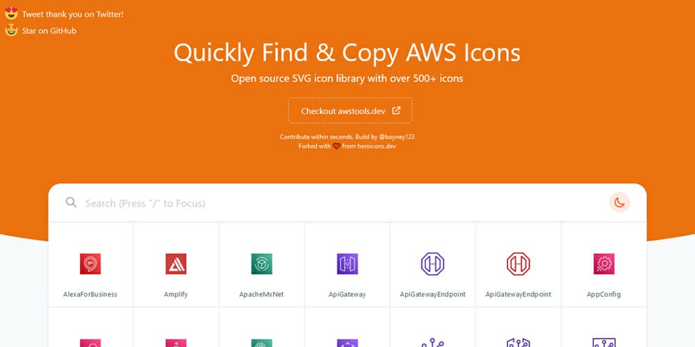 Free Open Source Icons for Designers and Developers 2023 45 Awsicons