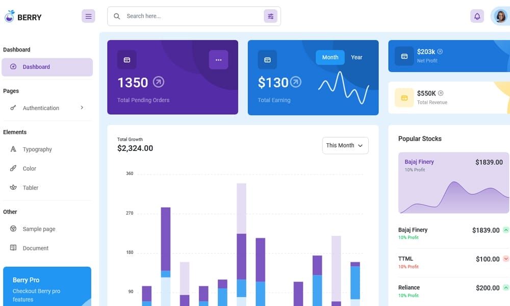 Berry Bootstrap 5 Admin Template