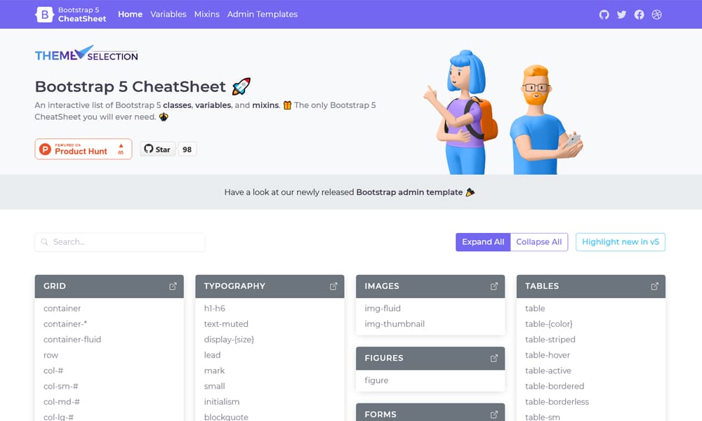 Essential Bootstrap 5 Cheat Sheets » CSS Author