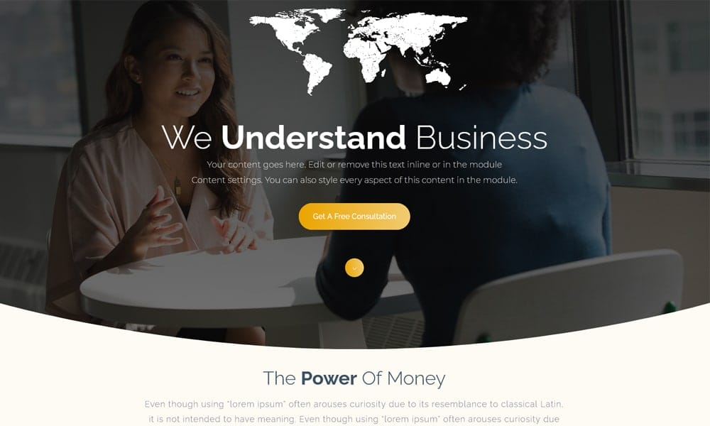 Business A Free Divi Layout