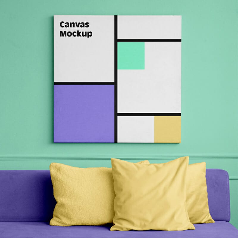 Canvas Square Mockup