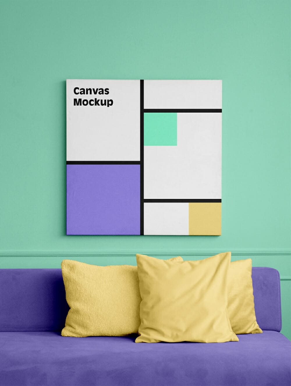 Canvas Square Mockup