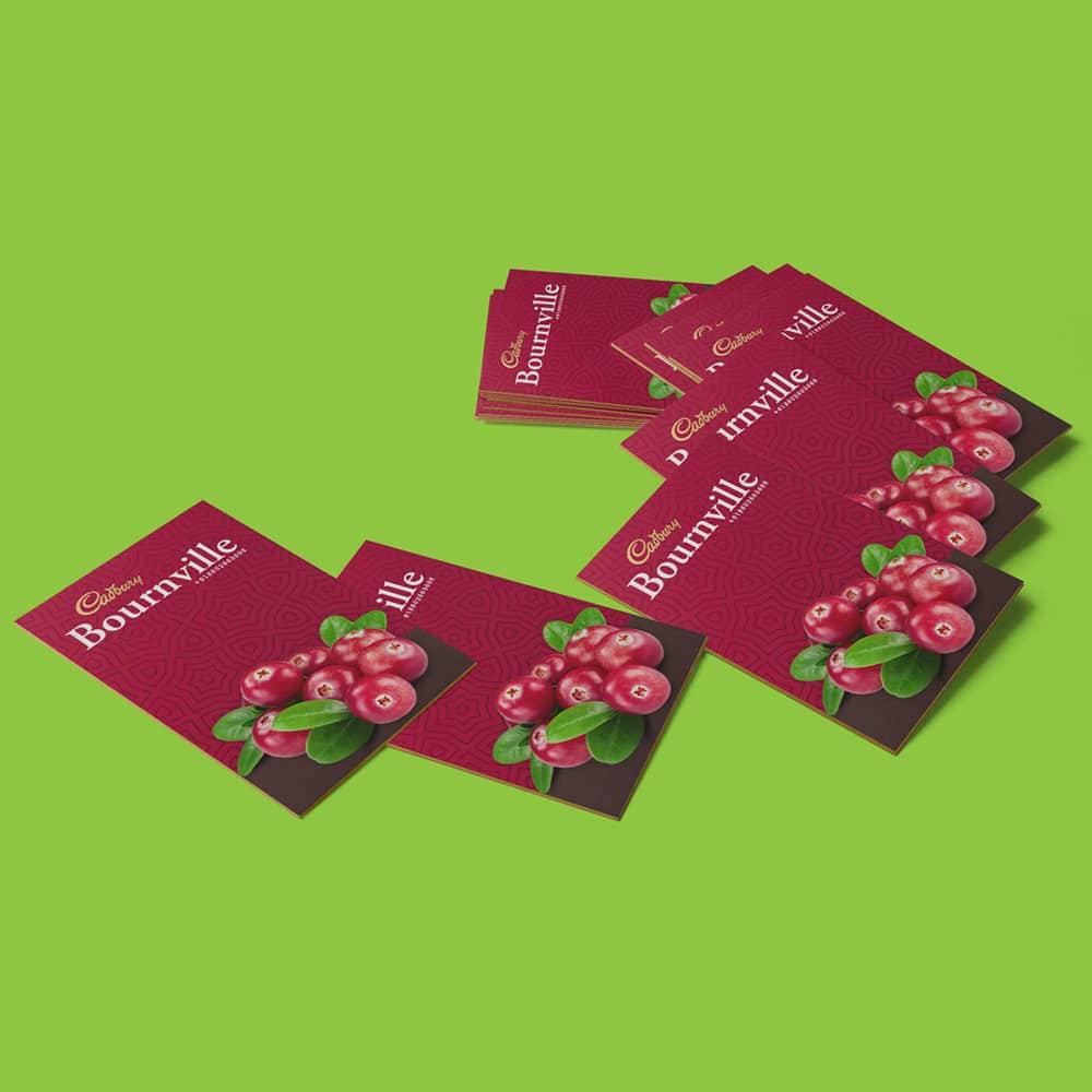 Close-up Business Card Mockup