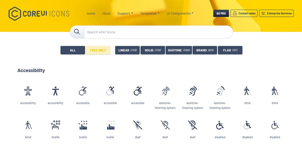Free Open Source Icons for Designers and Developers 2023 12 CoreUI Icons
