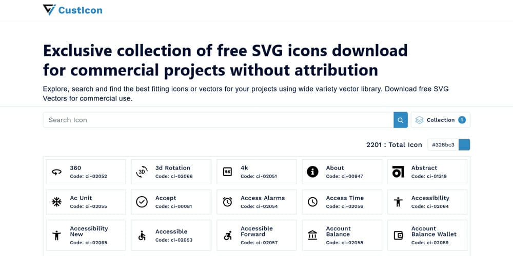 Free Open Source Icons for Designers and Developers 2023 53 CustIcon