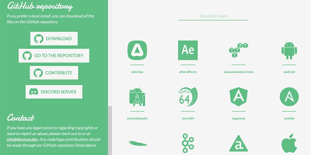 Free Open Source Icons for Designers and Developers 2023 70 Devicons