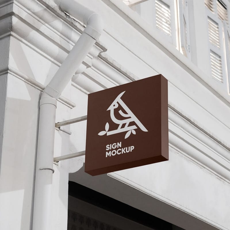 Elevation Sign Mockup