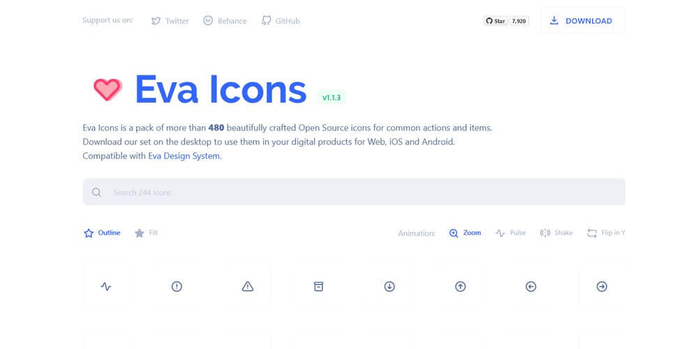 Open Source Icons