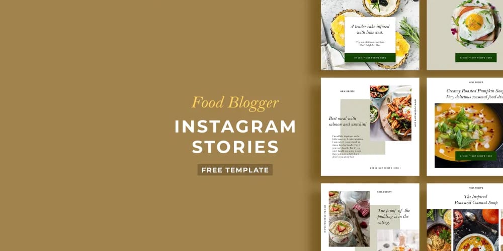 Food Instagram Stories Template