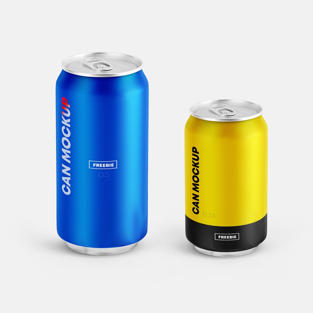 Free 2 Can Mockups