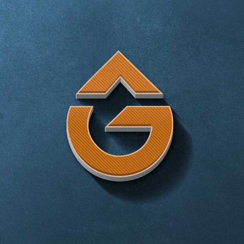 Free 3D Logo Mockup Template