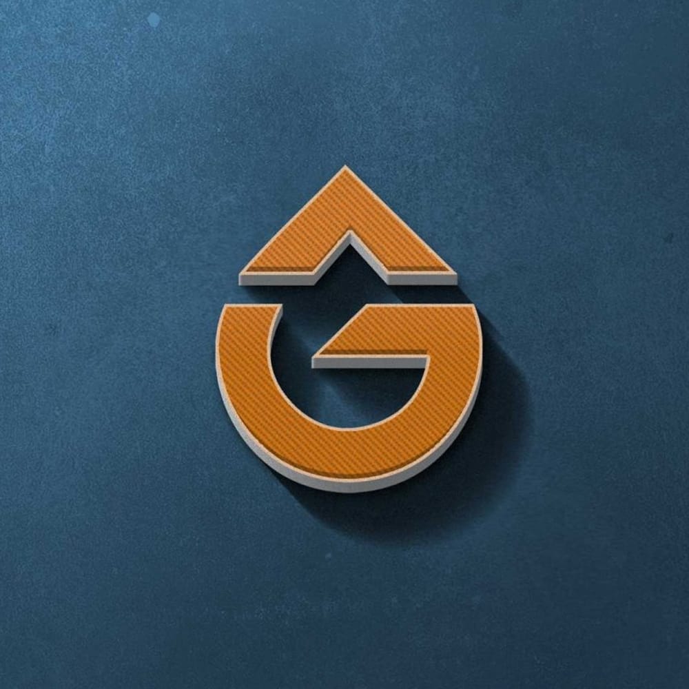 Free 3D Logo Mockup Template