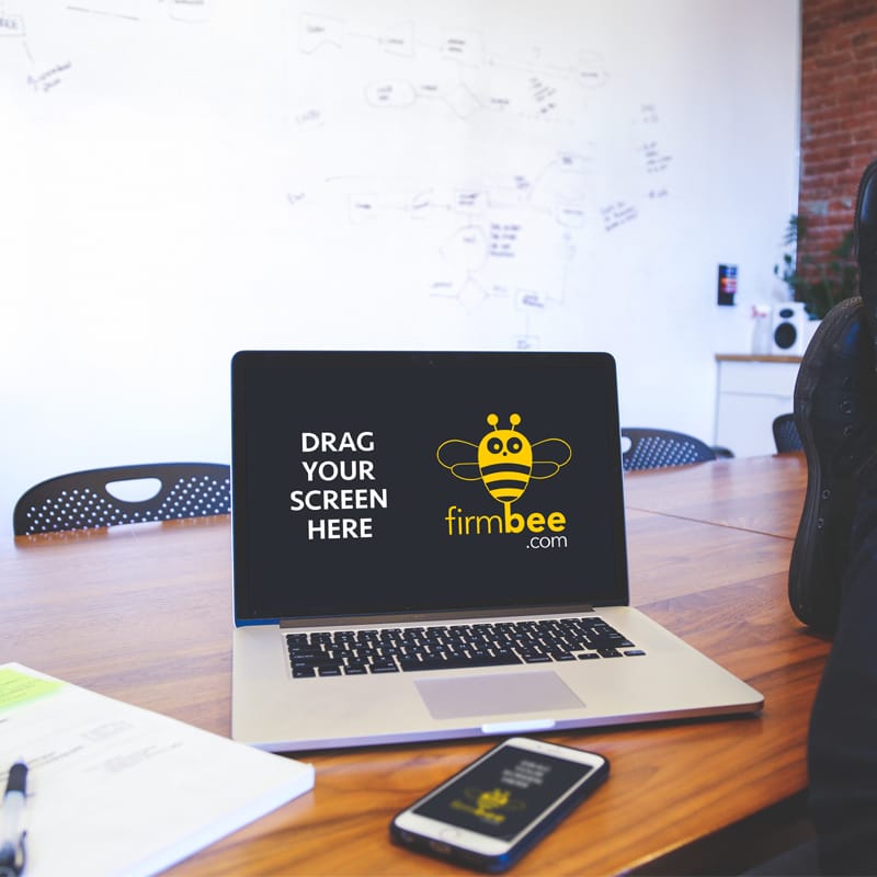 Free Apple Devices & Notebook Mockup