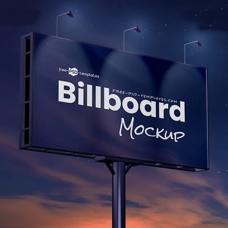 Free Billboard Mockup PSD