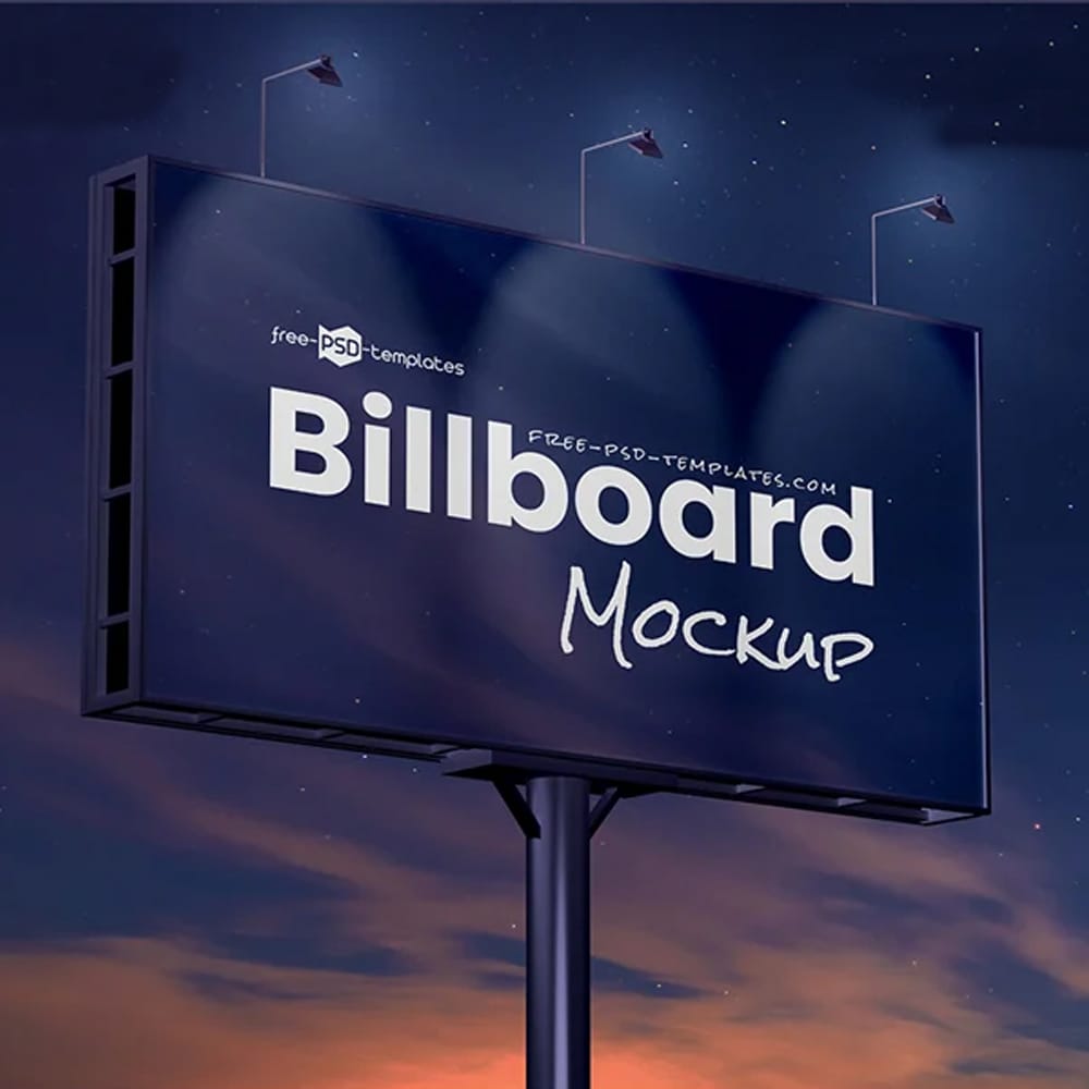 Free Billboard Mockup PSD