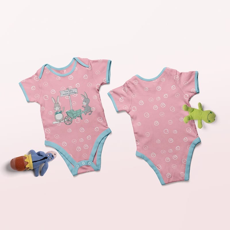 Free Baby Onesie Mockup
