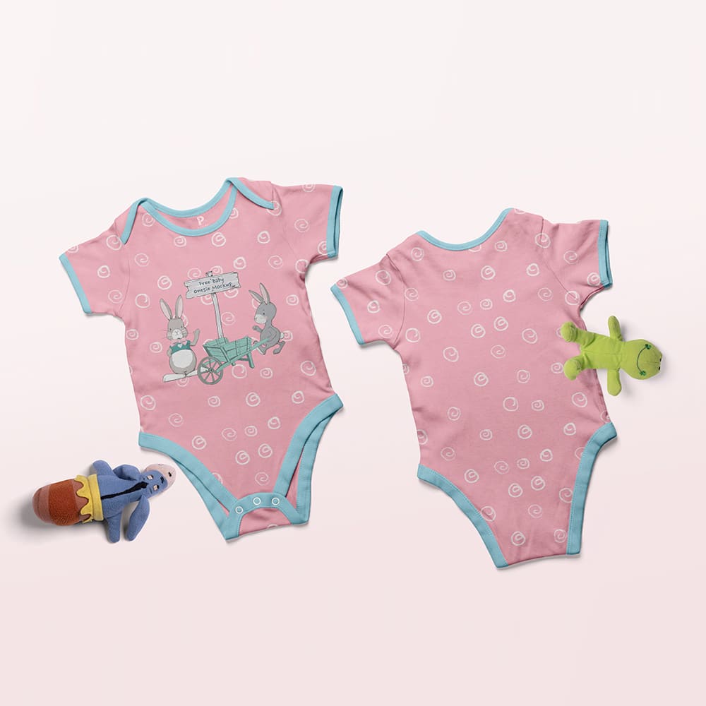 Free Baby Onesie Mockup