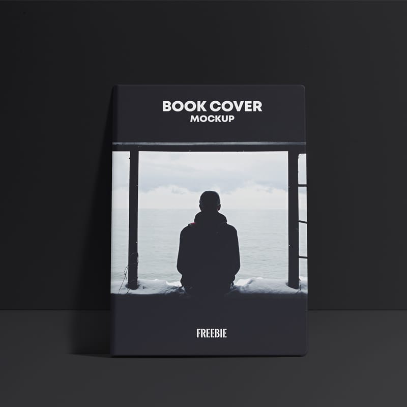Free Book Cover Scene Mockup
