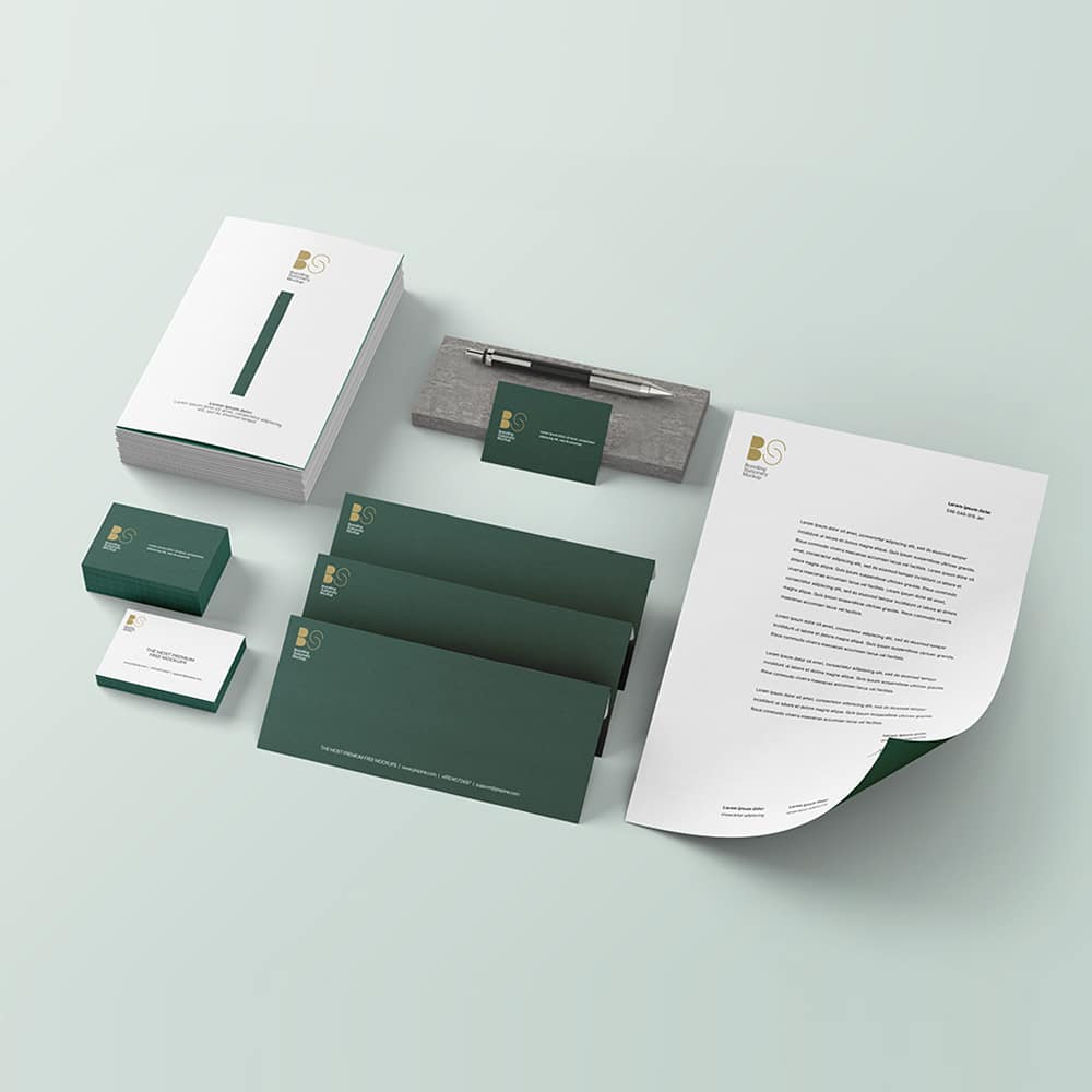 Free Branding Stationery Mockup