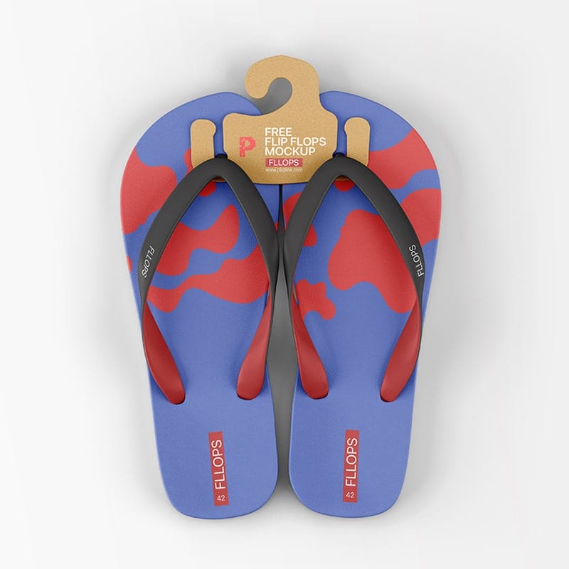 Free Flip Flops Mockup