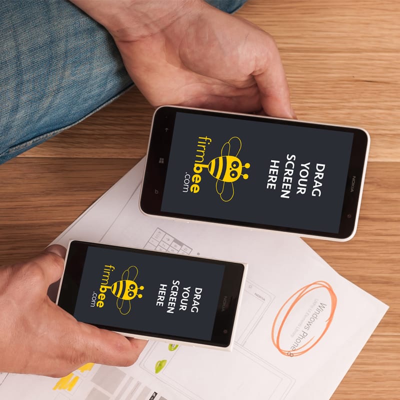 Free Nokia Lumia Mockup PSD