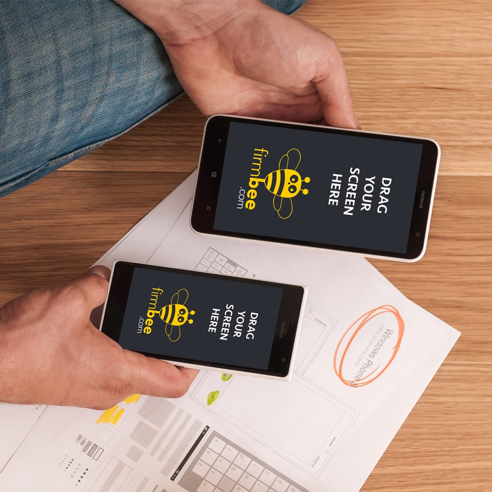 Free Nokia Lumia Mockup PSD