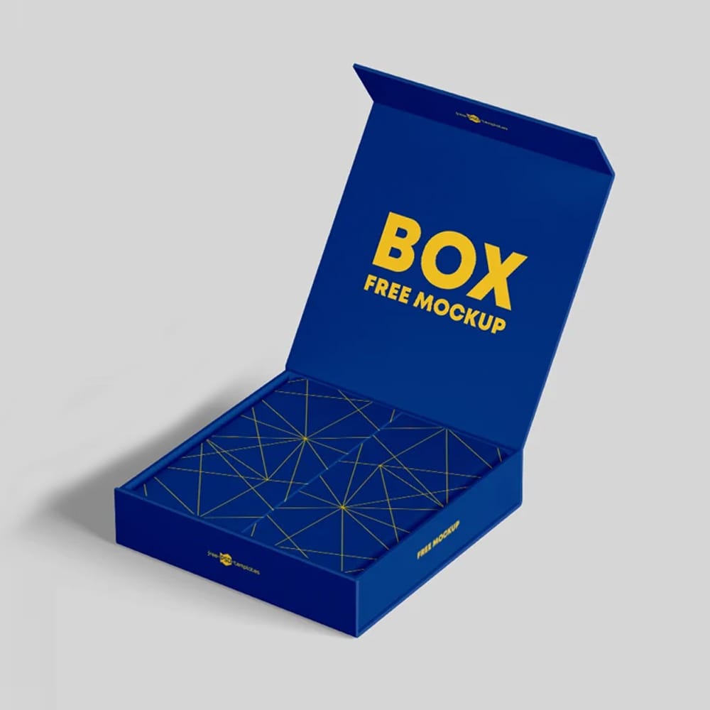 Free PSD Boxes Mockup
