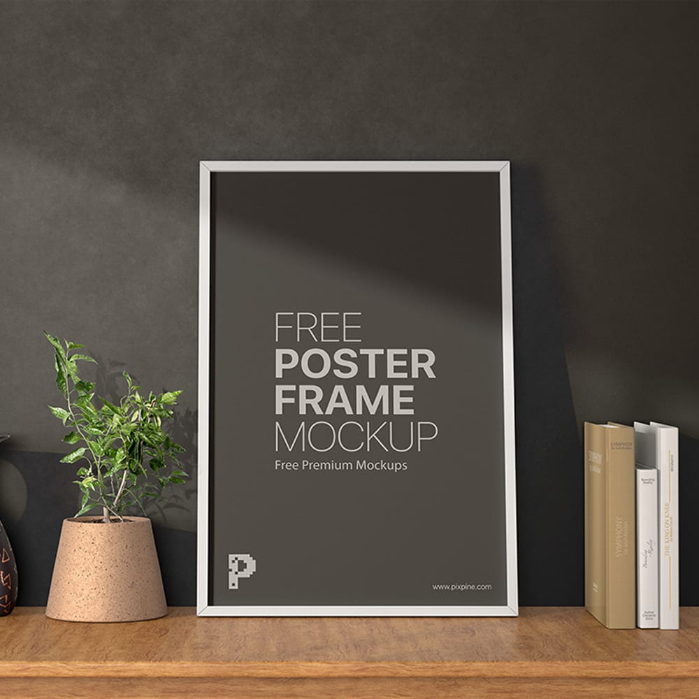 Free Poster Frame Mockup