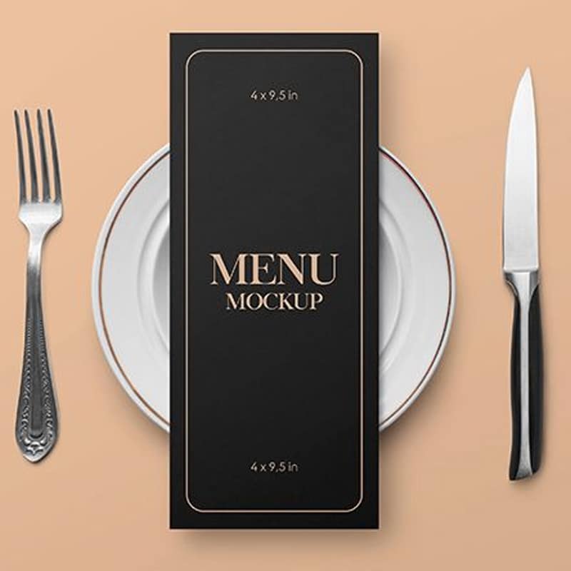 10+ Best Free Restaurant Menu Board Mockup Templates » CSS Author