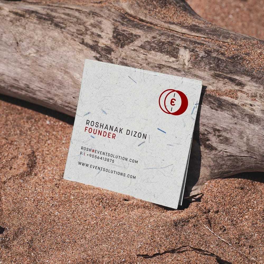 Free Square Business Card Mockup PSD » CSS Author