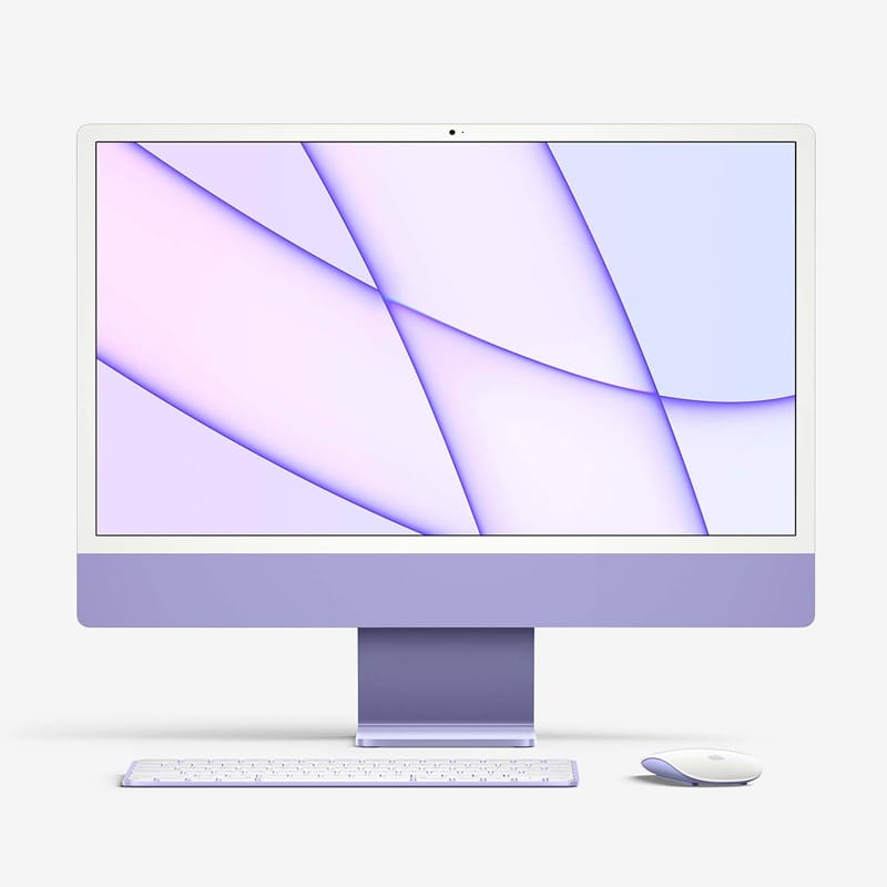 Free IMac 24-inch (2021) Mockup » CSS Author