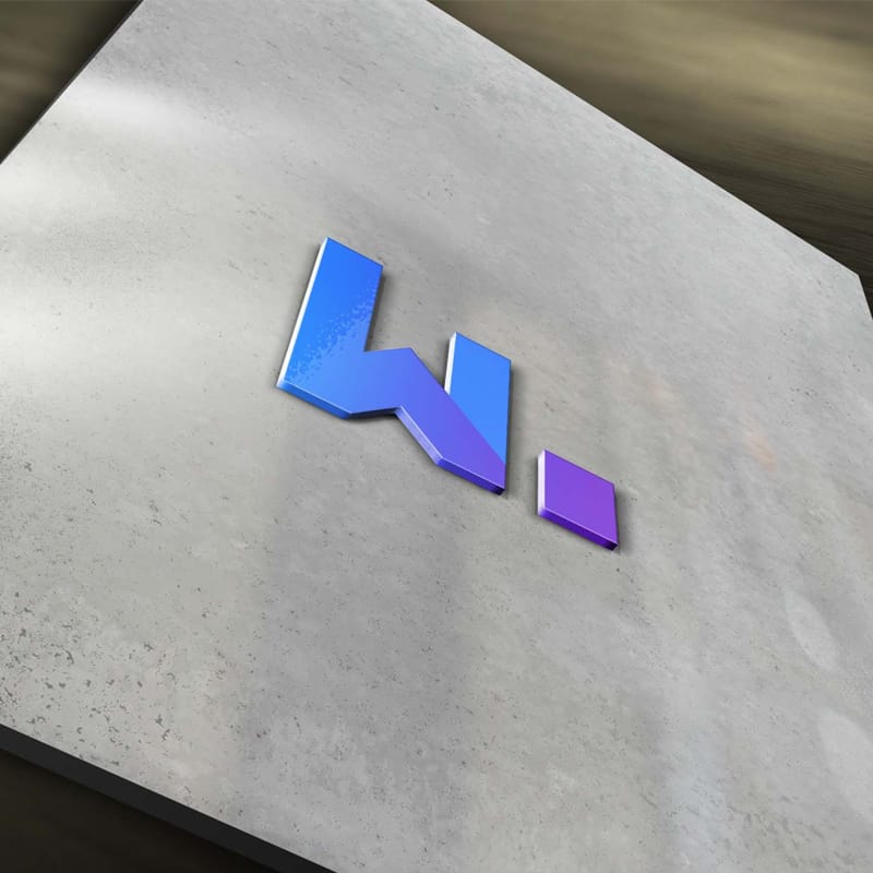 Freebies 3D Plain Logo Mockup