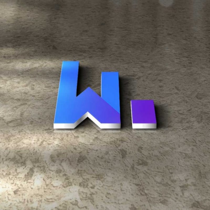 Freebies Best 3D Logo Mockup