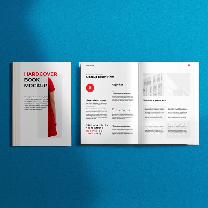 Hardcover Book Mockup