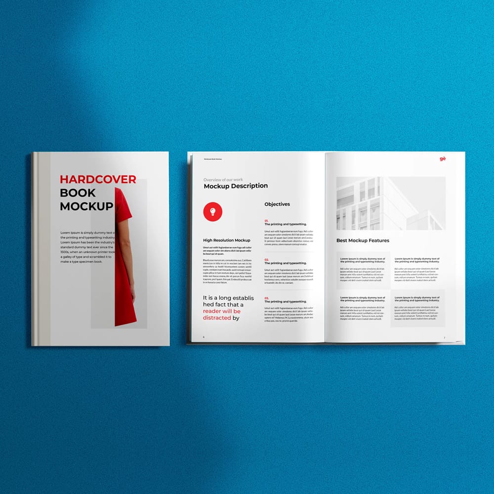 Hardcover Book Mockup