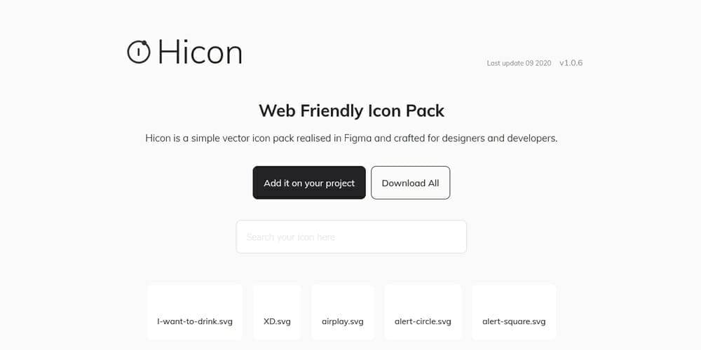 Free Open Source Icons for Designers and Developers 2023 47 Hicon