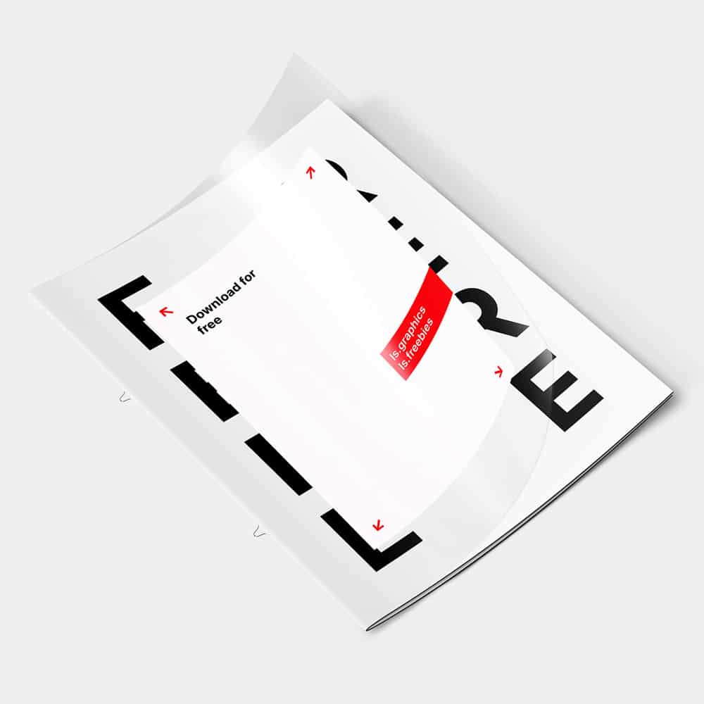 Letter Transparent Cover Brochure