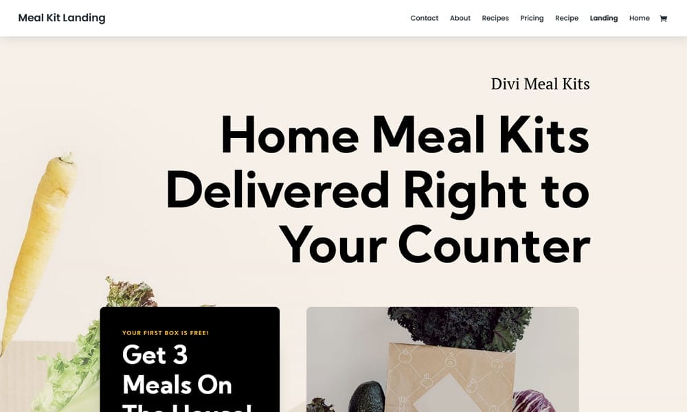 Meal Kit Layout Pack